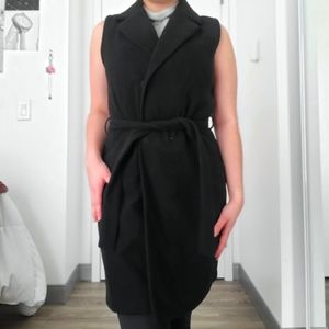 ONLY Women's Wool Sleeveless Trenchcoat
